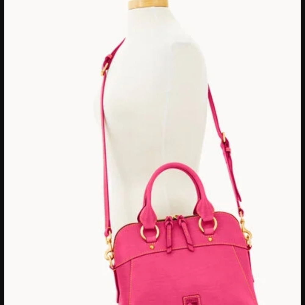 Dooney & Bourke Pink Satchel Bag - Picture 3 of 5
